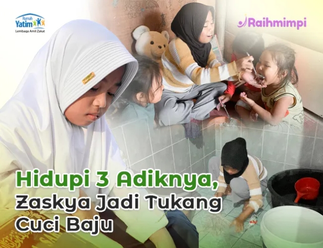 Piatu Ini Jadi Buruh Cuci Demi 3 Adiknya Bisa Sekolah