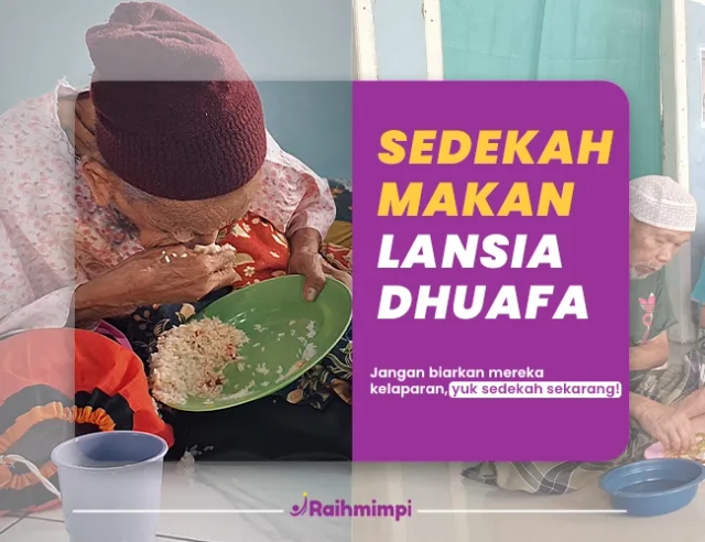 Bebaskan Lansia Panti dari Kelaparan