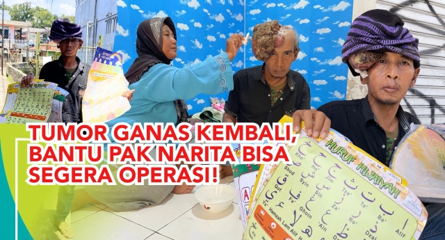 10 Tahun Menderita Tumor Ganas, Bantu Narita Operasi Segera