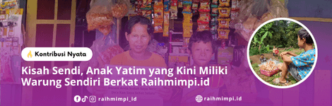 Kisah Sendi, Anak Yatim yang Kini Miliki Warung Sendiri Berkat Raihmimpi.id