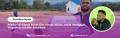 Marbot di Papua Barat Kini Punya Motor untuk Mengajar, Wujudkan Estafet Kebaikan