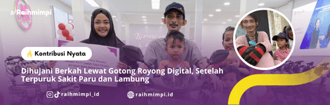 Dihujani Berkah Lewat Gotong Royong Digital, Setelah Terpuruk Sakit Paru dan Lambung