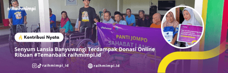 Senyum Lansia Banyuwangi Terdampak Donasi Online Ribuan #Temanbaik raihmimpi.id