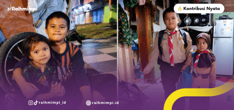 Artikel: Tanpa Orang Tua Sejak Bayi, Haikal dan Adiknya Berjuang bersama Raihmimpi.id Meraih Masa Depan