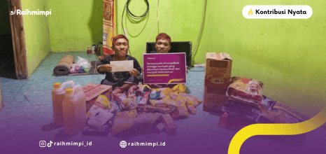 Artikel: Balon Harapan, Raihmimpi.id Salurkan Bantuan untuk Hendra dan Adiknya, Penyandang Disabilitas yang Berjuang Bertahan Hidup sebagai Penjual Balon
