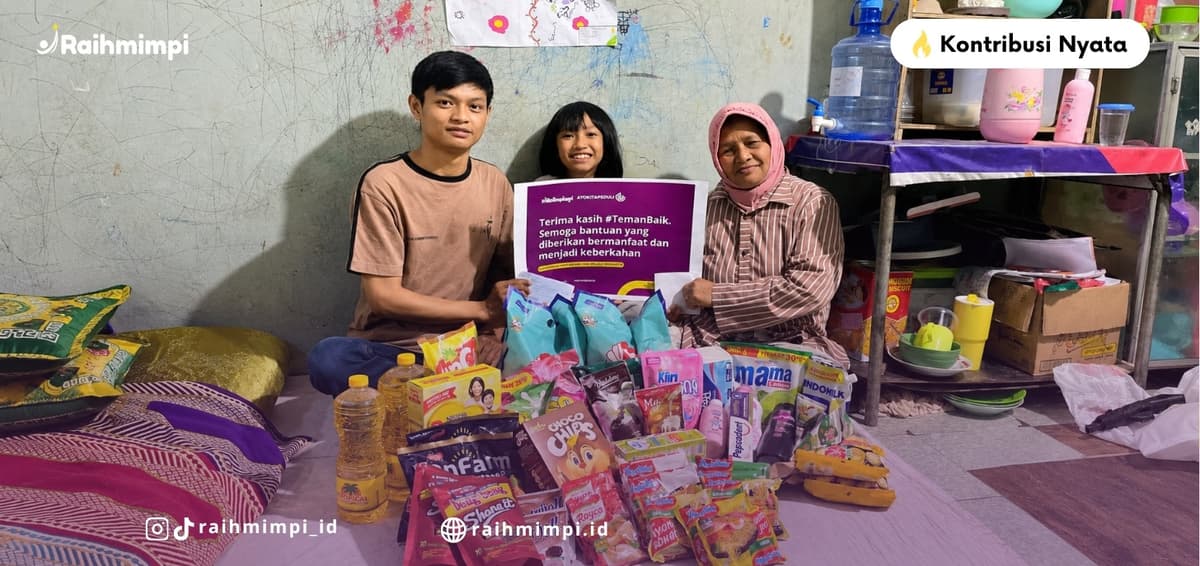 Artikel: Perjuangan Ojol Difabel Biayai Sekolah Adik dan Hidupi Nenek