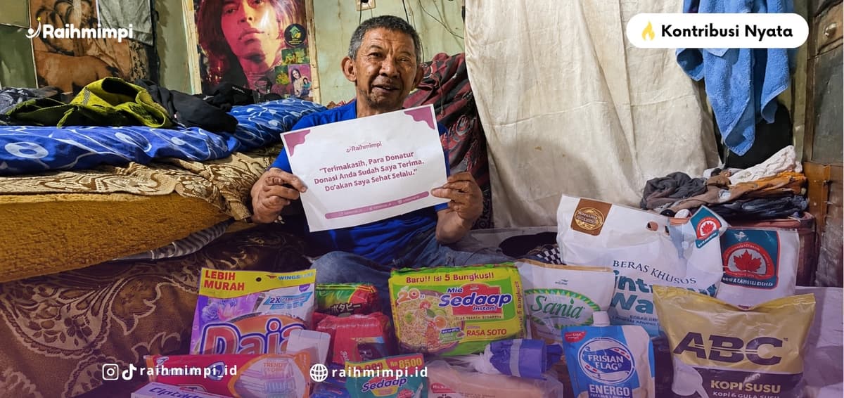 Artikel: Lansia Bertahan Hidup Dari Hasil Jual Tisu di Usia Senja