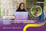 Artikel: Asa Tersambung! Raihmimpi Salurkan Bantuan Sembako untuk Bu Nemah, Pejuang Nafkah Disabilitas