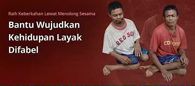 Foto campaign Disabilitas Bersaudara Butuh Uluran Tangan Kita 