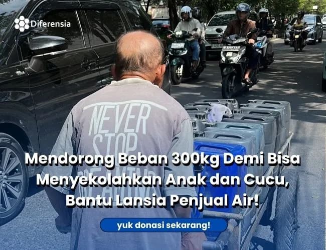 Foto campaign URGENT... Perjuangan Lansia Demi Cucu Tetap Bisa Sekolah