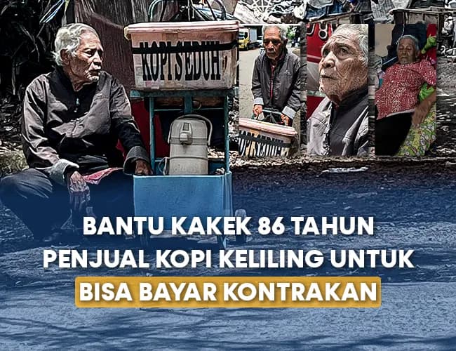 Foto campaign Perjuangan Hidup di Usia Lanjut 