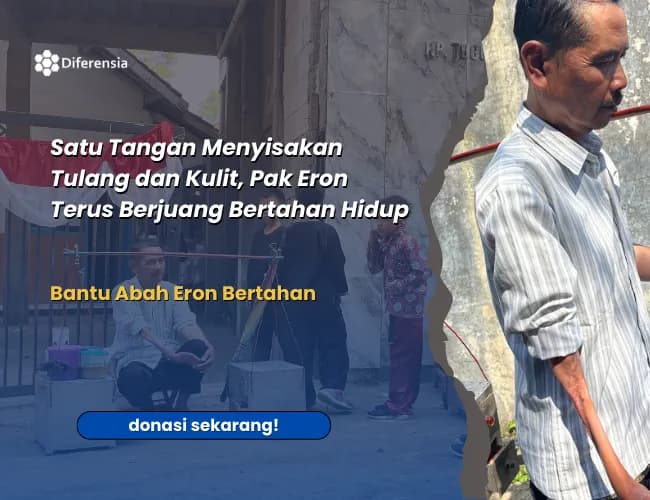 Foto campaign Temani Langkah Mereka di Usia Senjanya 
