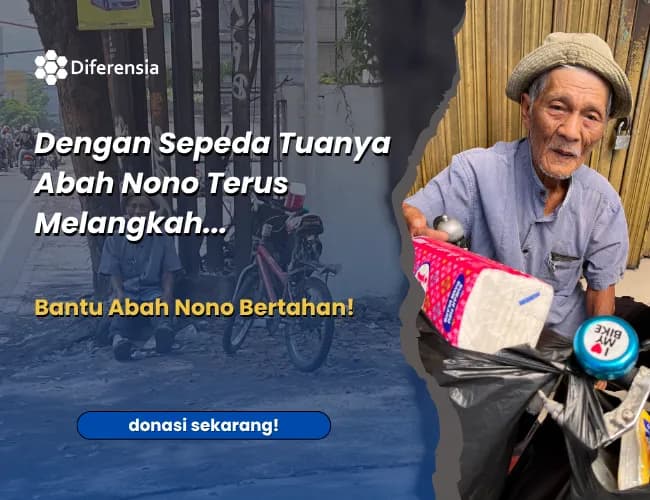 Foto campaign Berbagi Senyum Lansia di Hari Tua 
