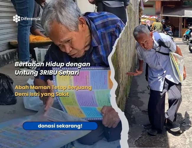 Lansia STROKE, Tetap Berjualan Demi Nafkah dan Obati Istri