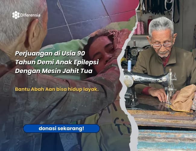 TERANCAM DI USIR DARI LAPAK JAHIT, Bantu Perjuang Abah