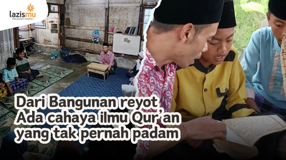 Foto campaign Sedekah Al Quran, Pahala Tanpa Putus untuk Santri
