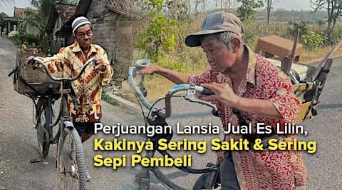perjuangan mbah jualan tahan sakit dan sepi pembeli