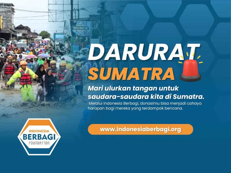 Foto campaign Darurat Sumatra Bencana Alam Menerjang