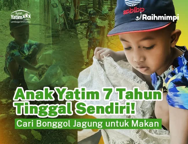 Diterlantarkan Orang Tua Qoidul Harus Bertahan Hidup Sendirian