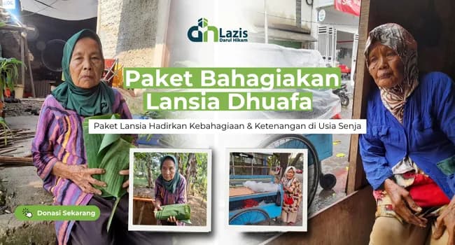 Foto campaign Bantu Lansia Pejuang Nafkah di Usia Senja