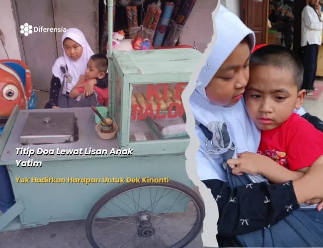 Foto campaign Titip Doa Lewat Lisan Anak Yatim