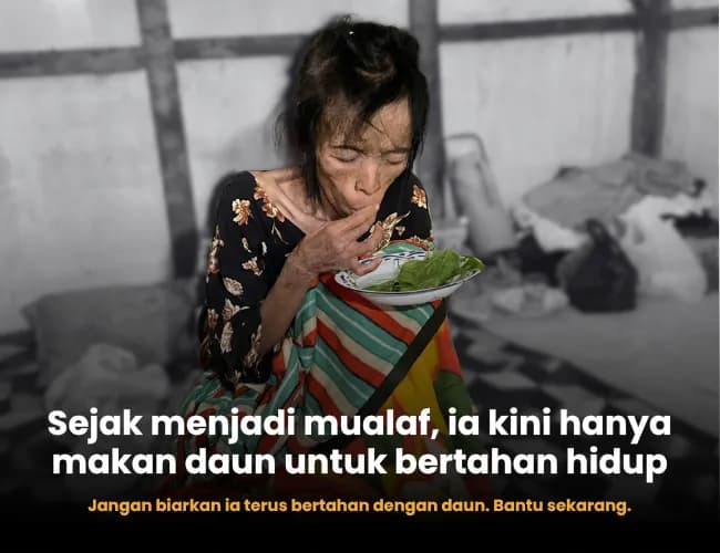Foto campaign Ditelantarkan Karena Mualaf Bantu Baiq Mehram Bertahan