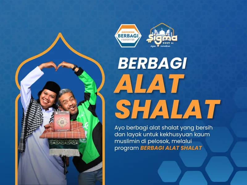 Foto campaign Berbagi Alat Shalat