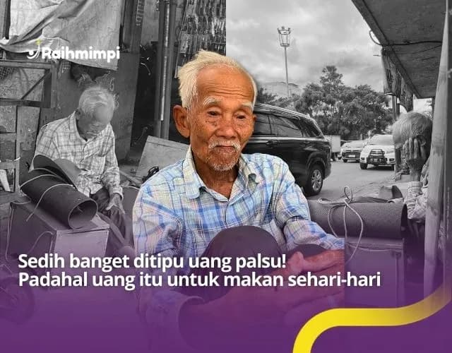 Foto campaign Bahagiakan Mereka Yang Berjuang di Penghujung Usia
