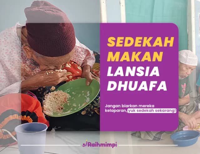 Bebaskan Lansia Panti dari Kelaparan