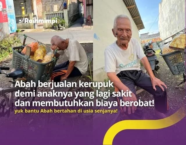 Beratnya Langkah Kakek 96 Tahun Ini Demi jemput Rezeki