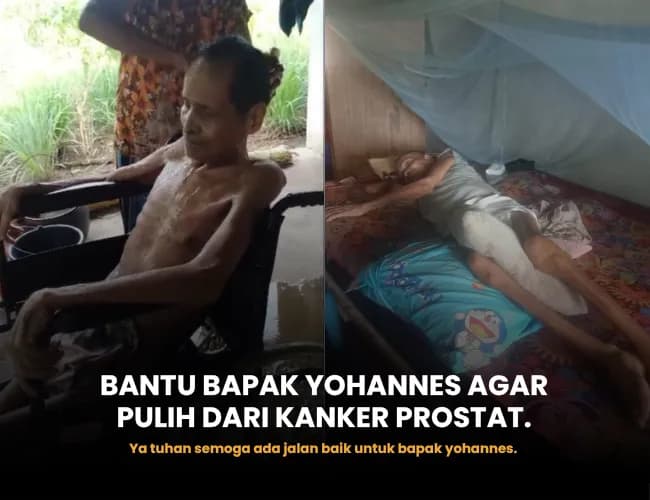 Foto campaign Beri Kasih Bantu Bapak Yohanes Sembuh Dari Kanker Prostat