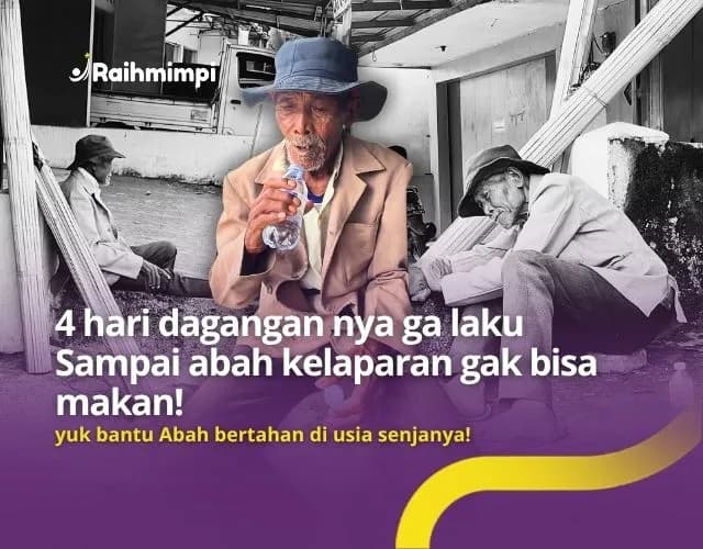 Pahitnya Perjuangan Kakek Penjual Krei Demi Sesuap Nasi