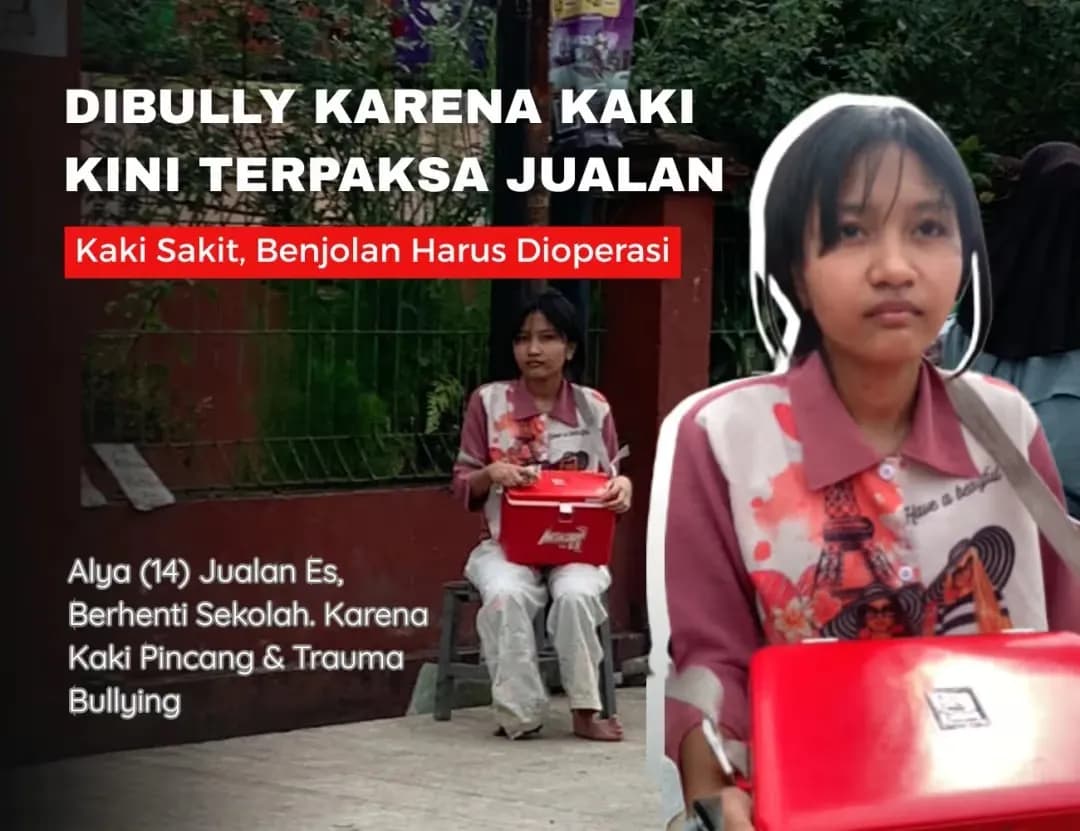 Foto campaign Bersama Wujudkan Alya Anak Disabilitas dan Korban Bully untuk Kembali Bersekolah