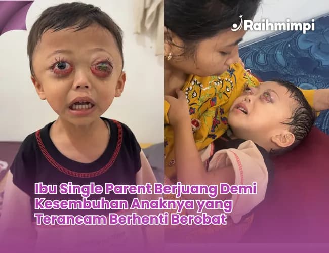 Foto campaign Selamatkan Masa Depan Anak Pejuang Sakit Kronis