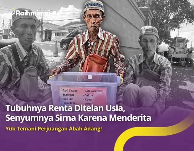 Foto campaign Hadirkan Senyuman Untuk Pejuang Nafkah Yang Menderita
