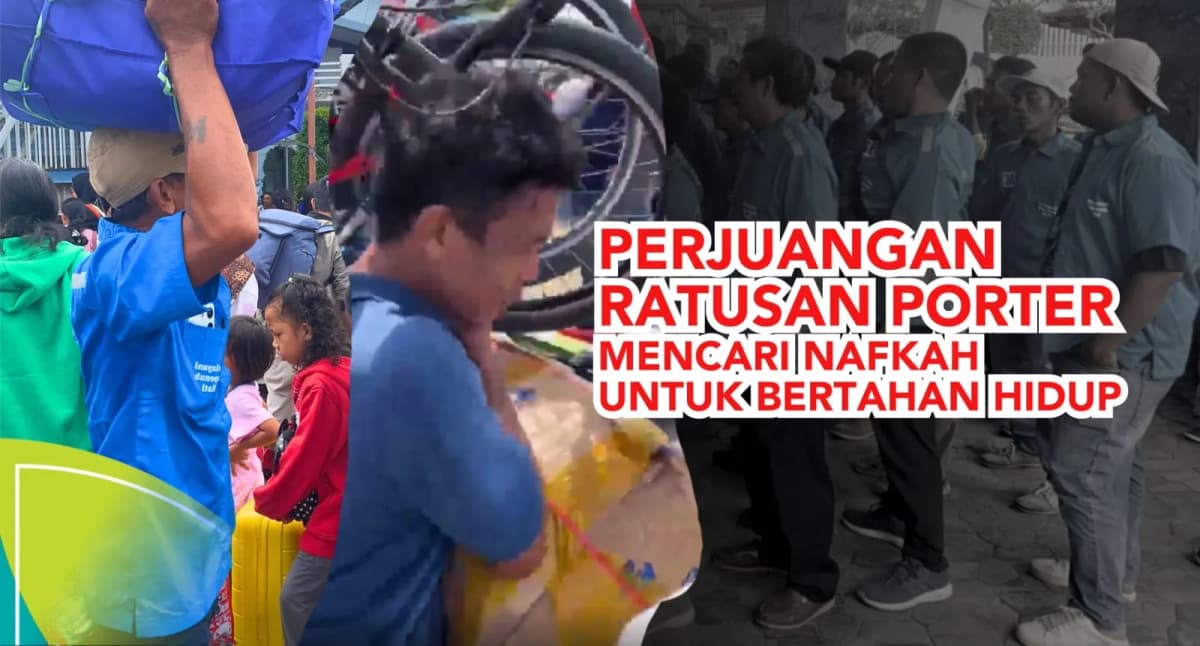 Foto campaign Bantu Ratusan Porter Berjuang Mengais Rezeki