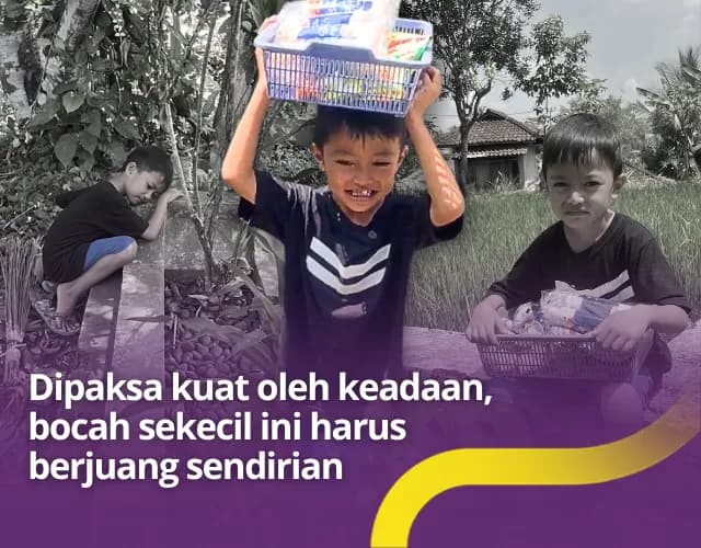 Foto campaign Temani Langkah Kecil Yatim Jalani Beratnya Kehidupan