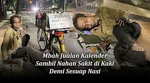 Foto campaign Bantu Juang Lansia Penjual Nota Bertahan