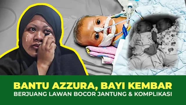 Foto campaign Selamatkan Azzura Kecil dari Gagal Jantung