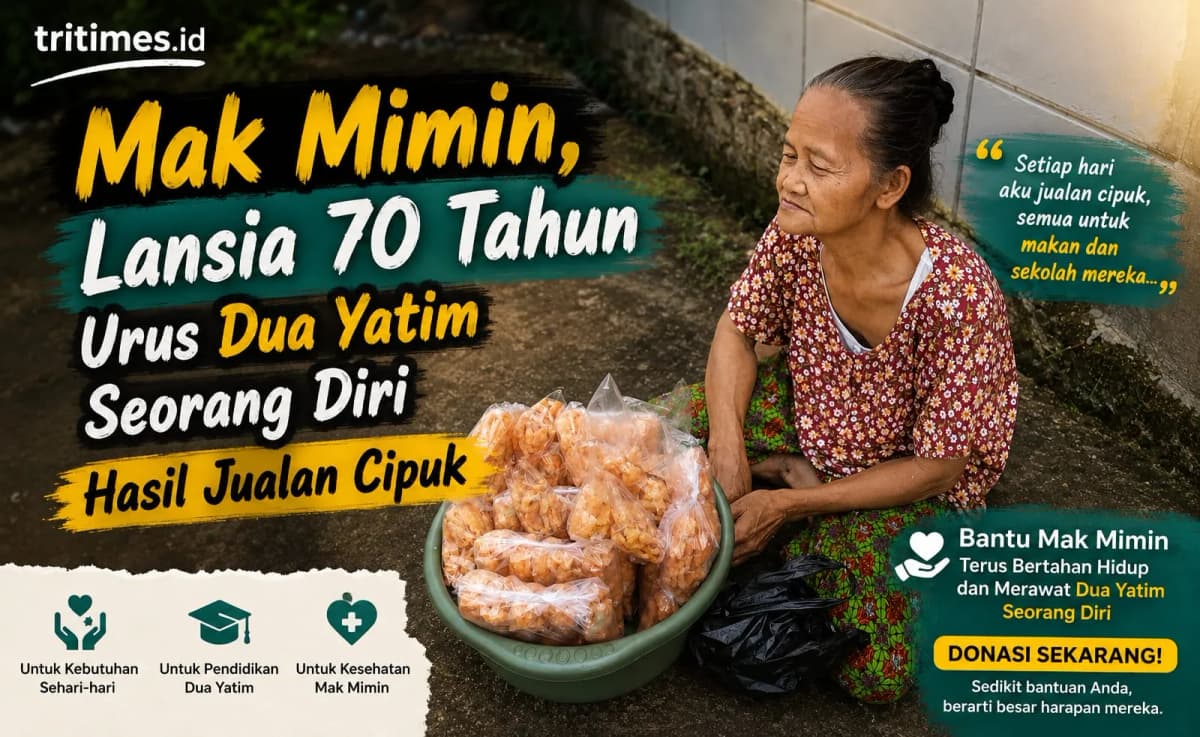 Foto campaign Hasil Jual Cipuk Lansia Urus Dua Yatim Seorang Diri