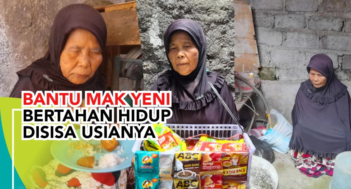 Foto campaign Bantu Mak Yeni Bertahan Hidup Disisa Usianya