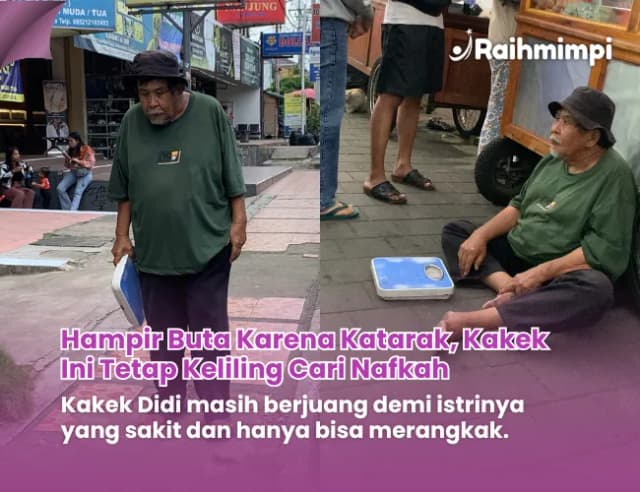 Sambung Harapan Pejuang Nafkah di Usia Senja