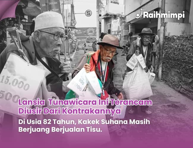 Foto campaign Sambung Harapan Pejuang Nafkah di Usia Senja