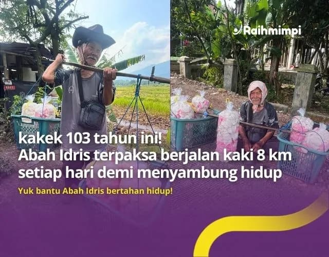 Foto campaign Wujudkan Harapan Kakek 103 Tahun Untuk Hidup Lebih Layak
