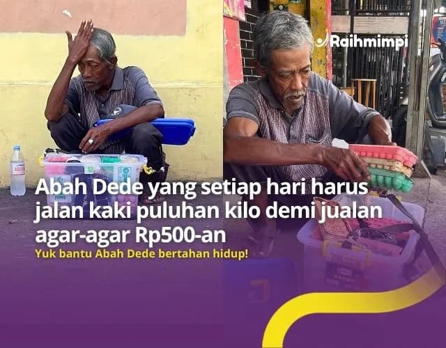 Foto campaign Kakek Pertaruhkan Nyawa Demi Rawat Cucu Yatim Tercinta