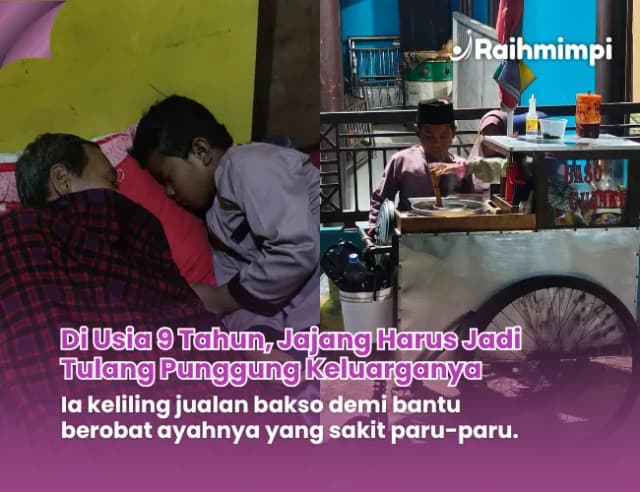 Di Usia 9 Tahun Jajang Jadi Tulang Punggung Keluarga