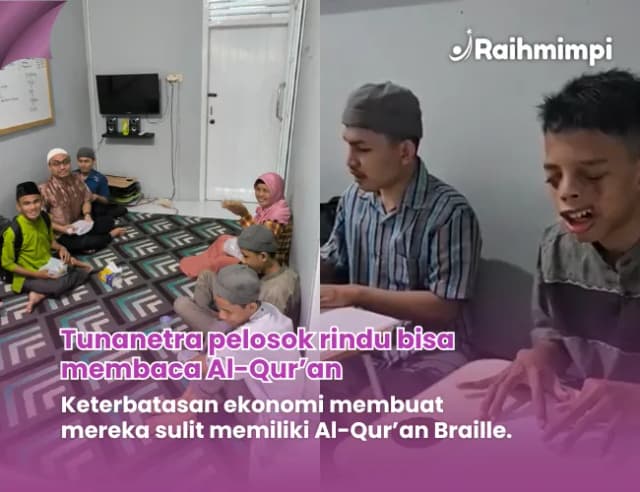 Ketuk Pintu Kebaikan- Bantu Panti Tunanetra Penghafal Al-Quran