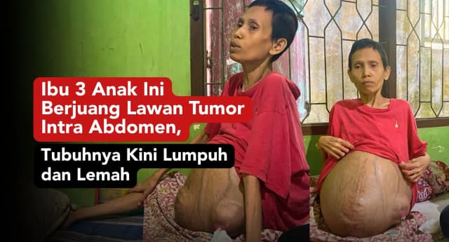 Tanpa Ayah Ufaira Berjualan Sepanjang Hari Demi Obat Tumor Ibu