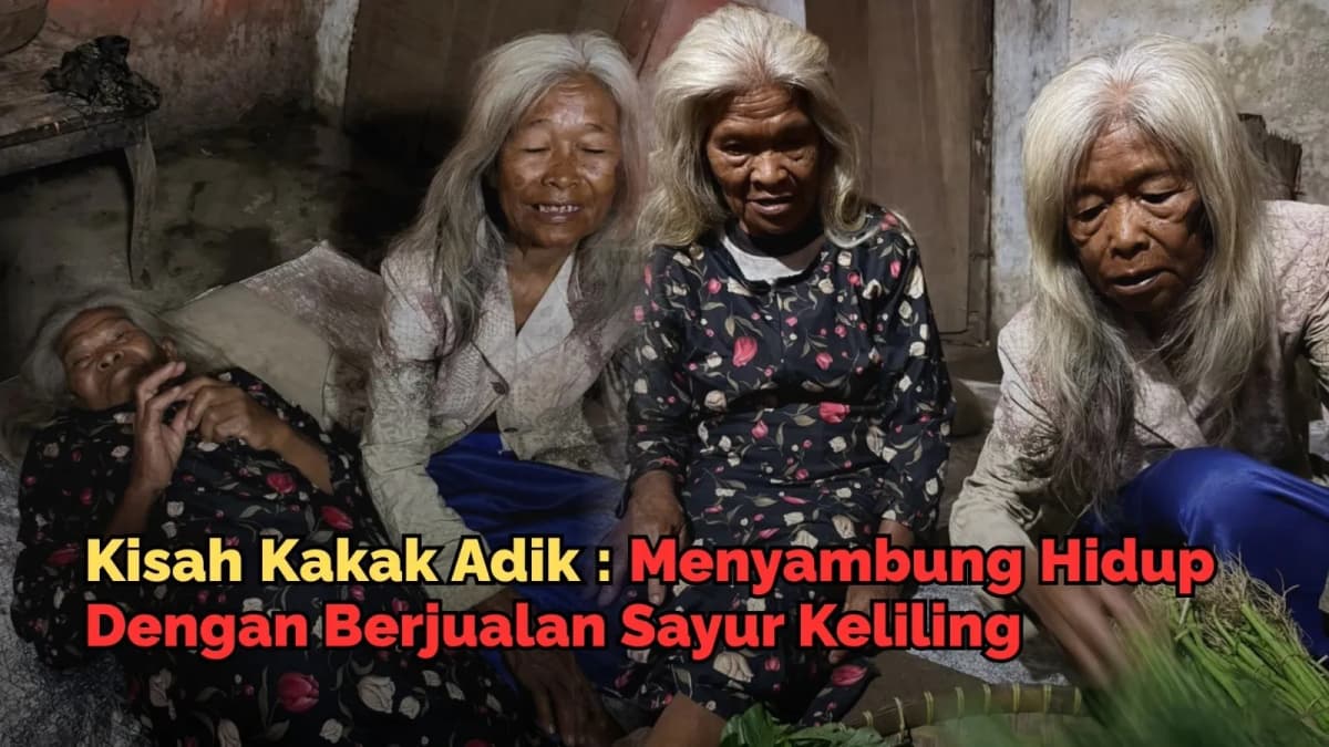 Foto campaign Kakak Beradik Lansia Jual Kangkung Demi Bisa Makan
