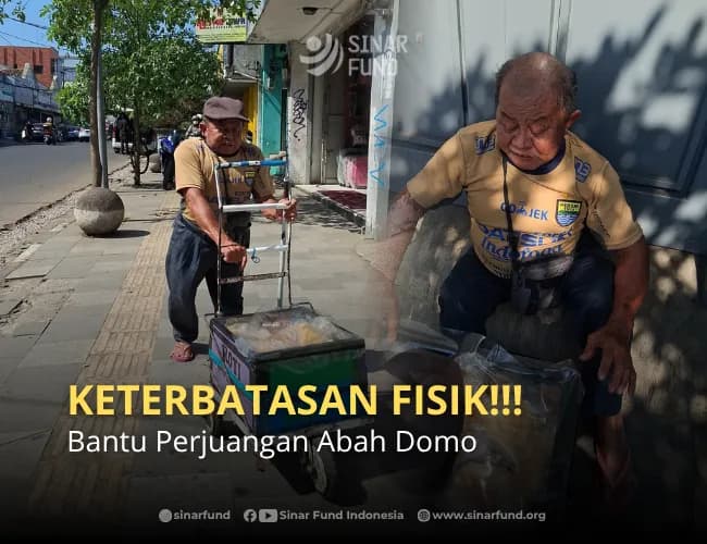 Foto campaign Kakek Disabilitas Berjuang Demi Bertahan Hidup